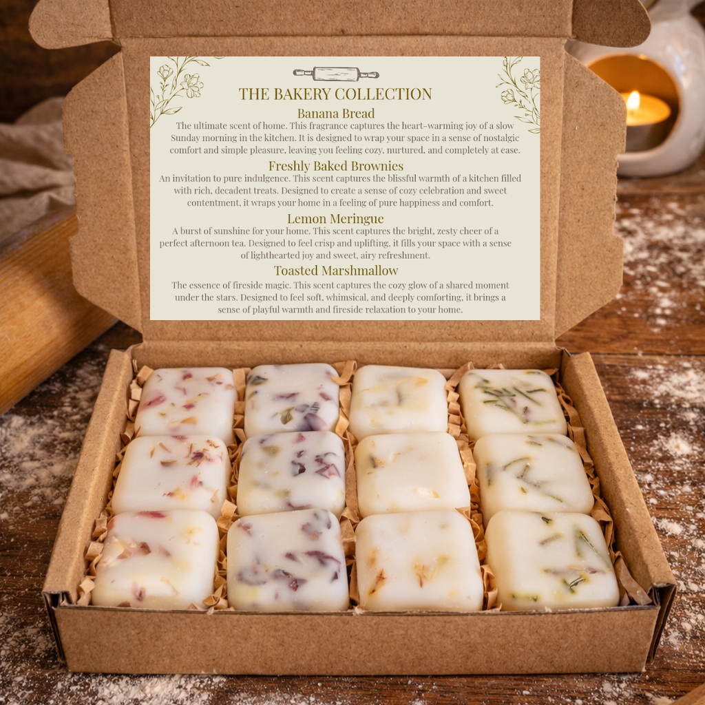 The Bakery Collection - 12 Pack Luxury Botanical Soy Wax Melts