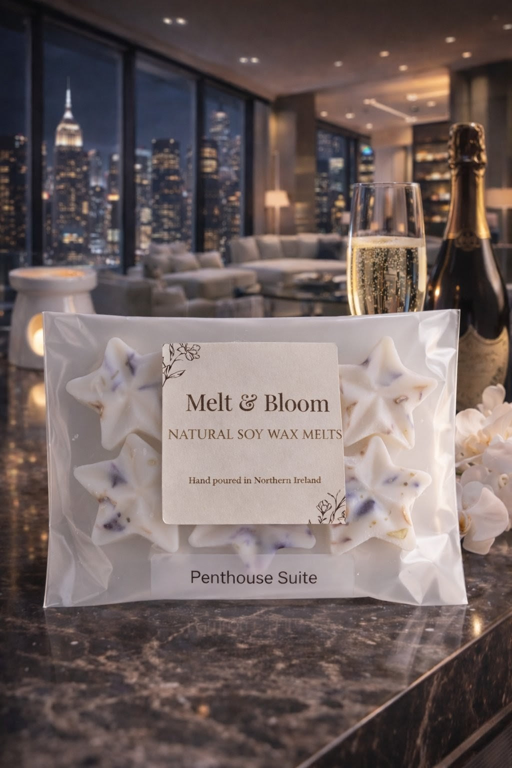 Penthouse Suite 6 Pack Botanical Wax Melt Stars