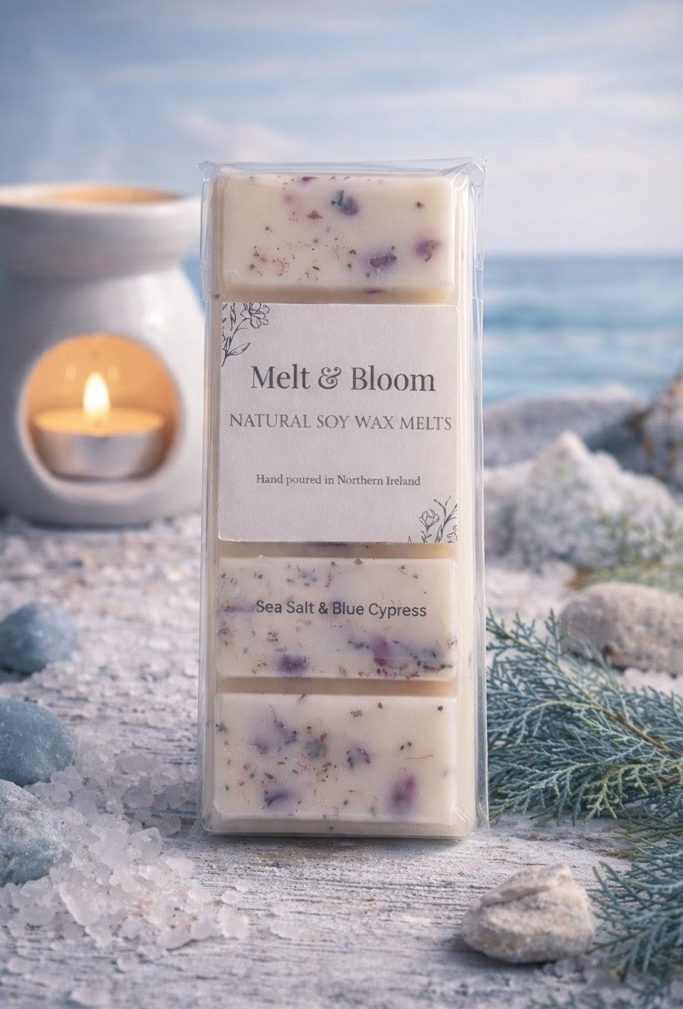 Sea Salt & Blue Cypress Botanical Snap Bar