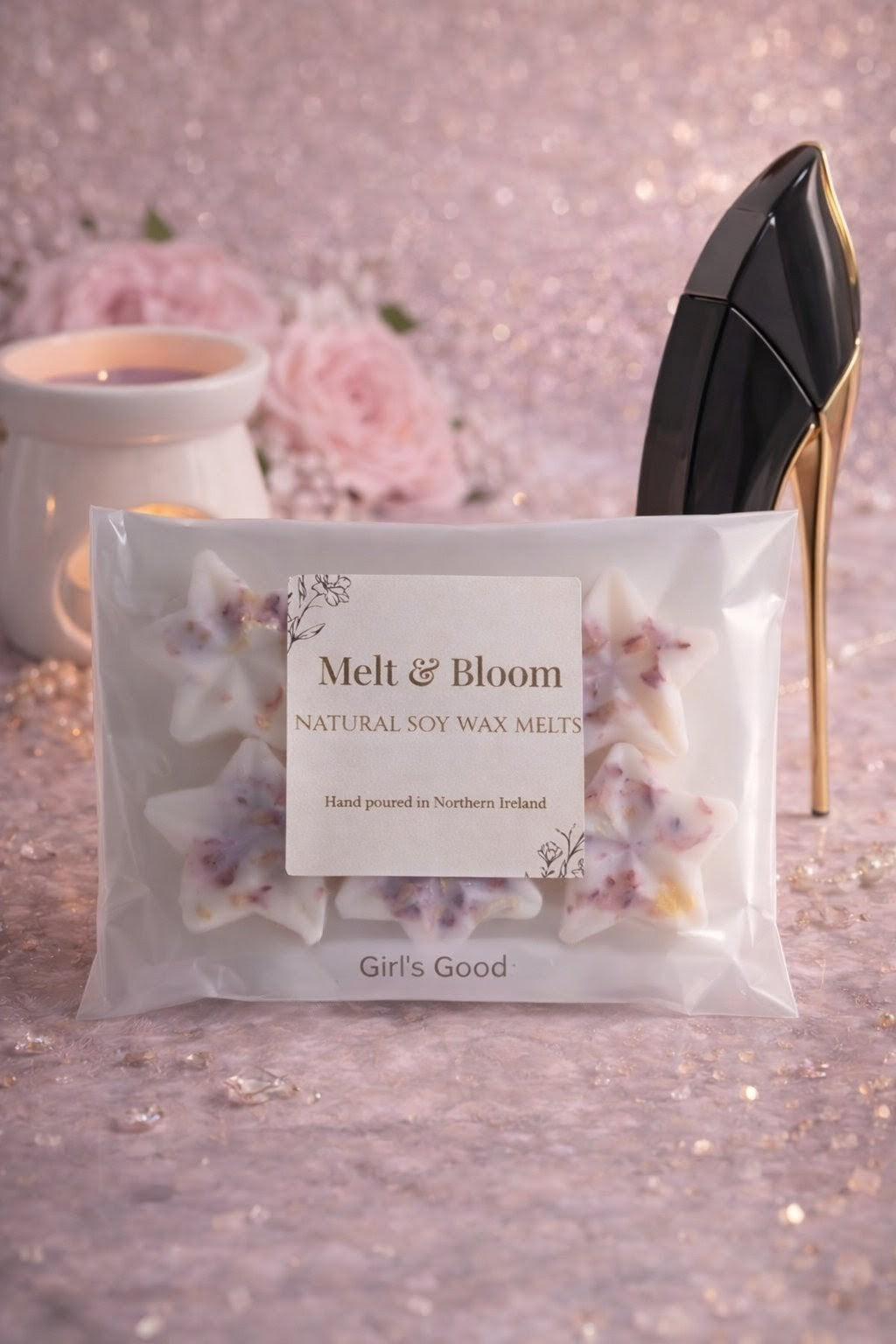 Girl's Good 6 Pack Botanical Wax Melt Stars