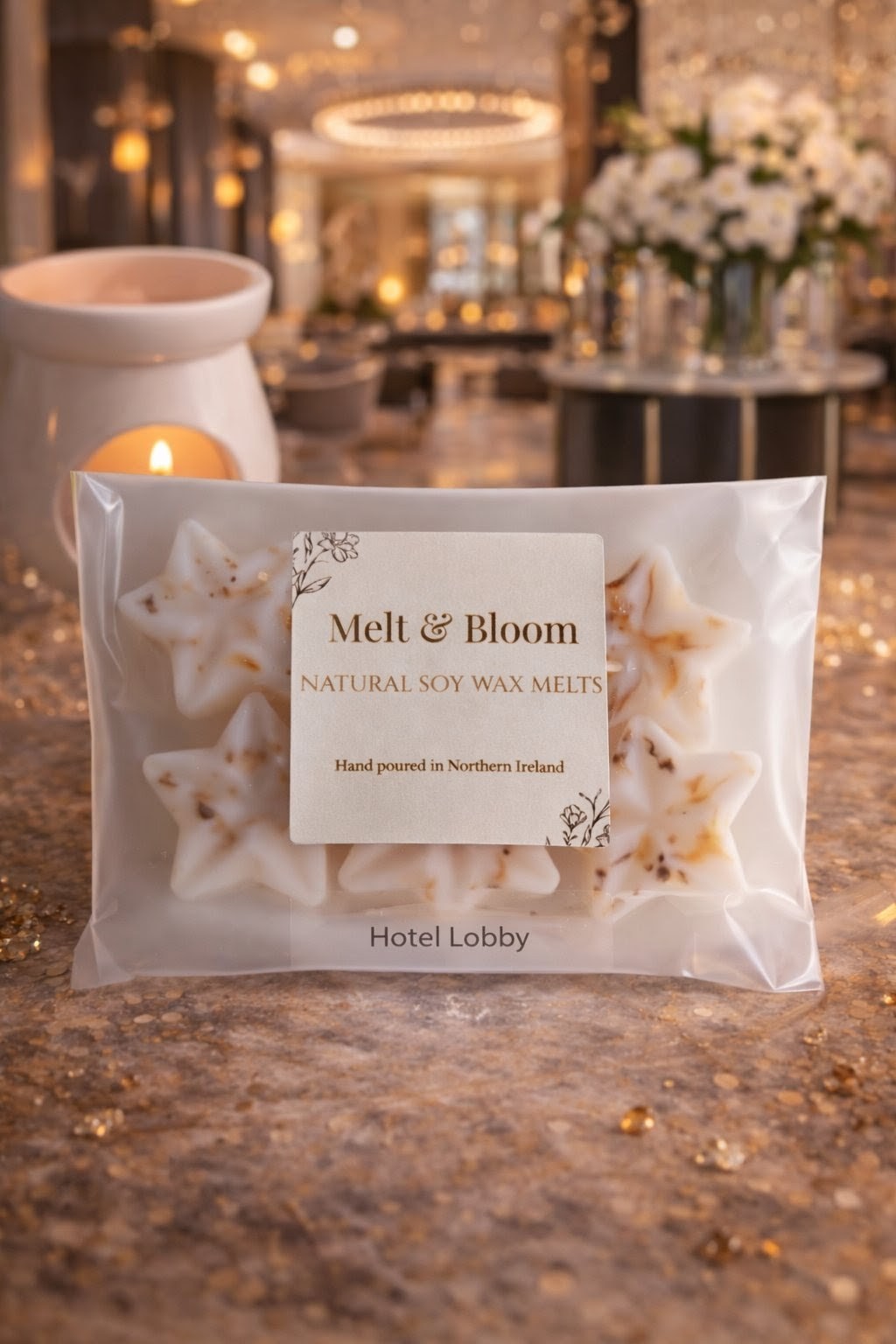 Hotel Lobby 6 Pack Botanical Wax Melt Stars
