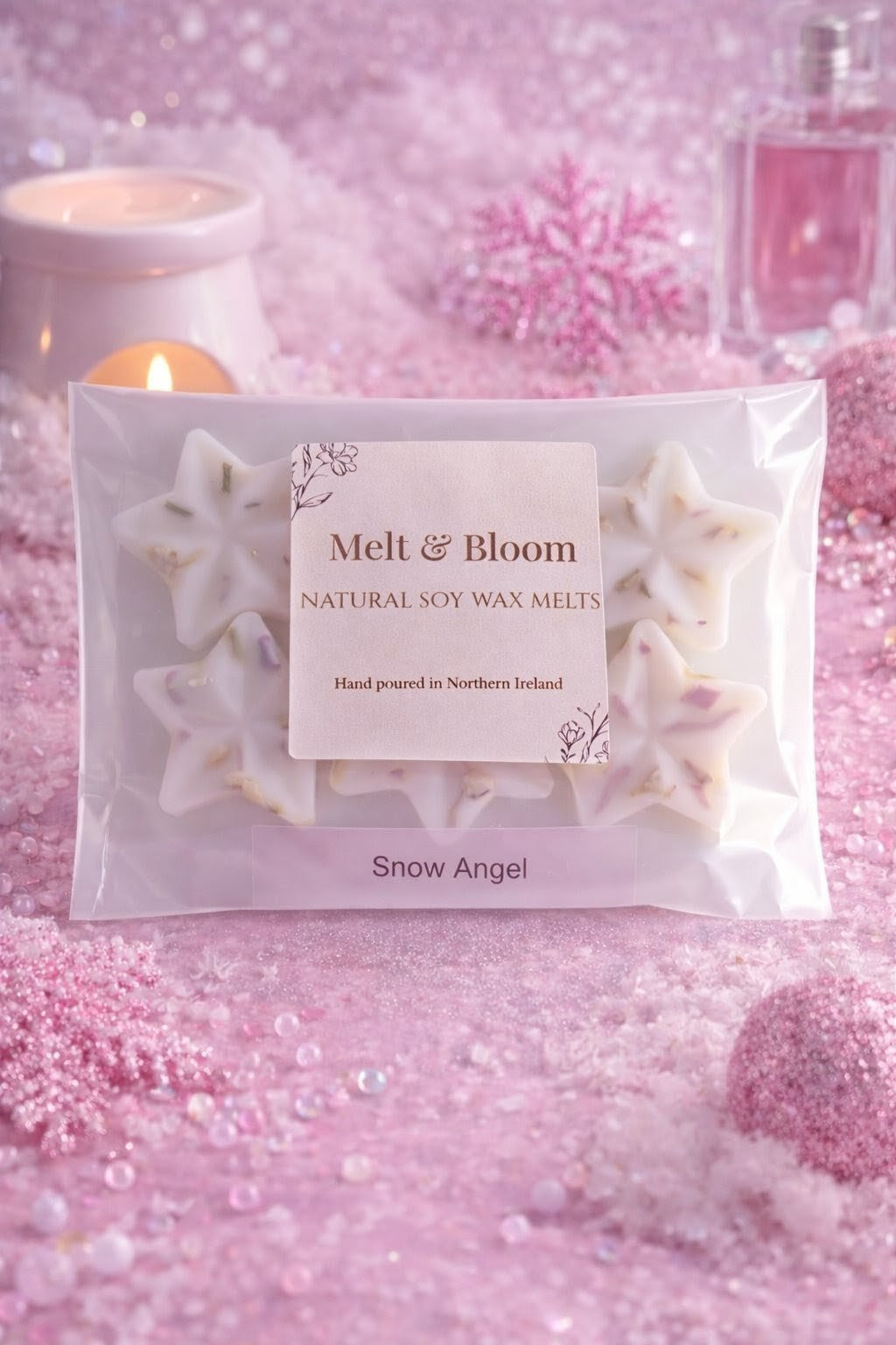 Snow Angel 6 Pack Botanical Wax Melt Stars