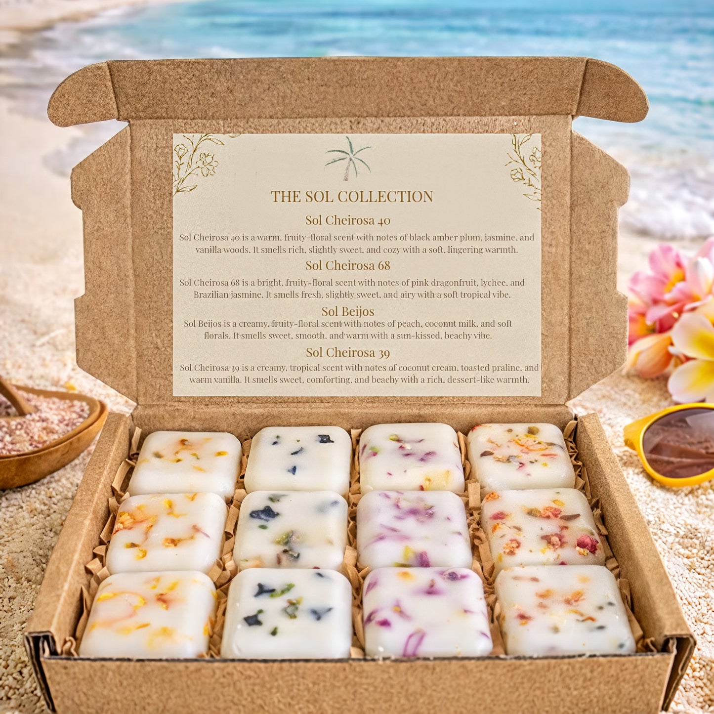 The Sol Collection- 12 Pack Luxury Botanical Soy Wax Melts