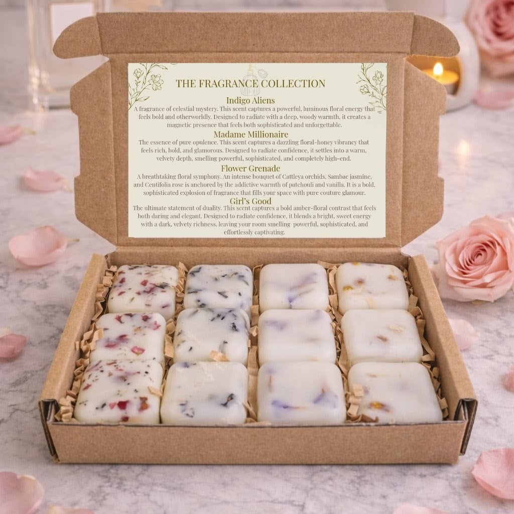The Fragrance Collection - 12 Pack Luxury Botanical Soy Wax Melts