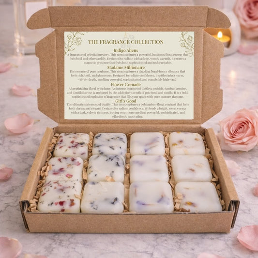 The Fragrance Collection - 12 Pack Luxury Botanical Soy Wax Melts