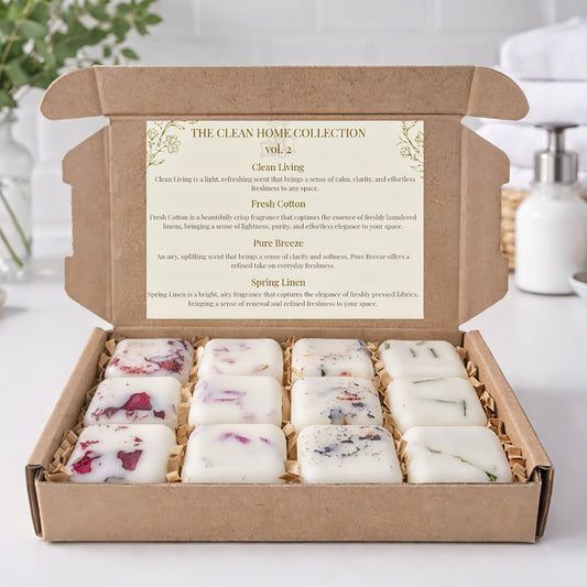 The Clean Home Collection Vol 2 - 12 Pack Luxury Botanical Soy Wax Melts