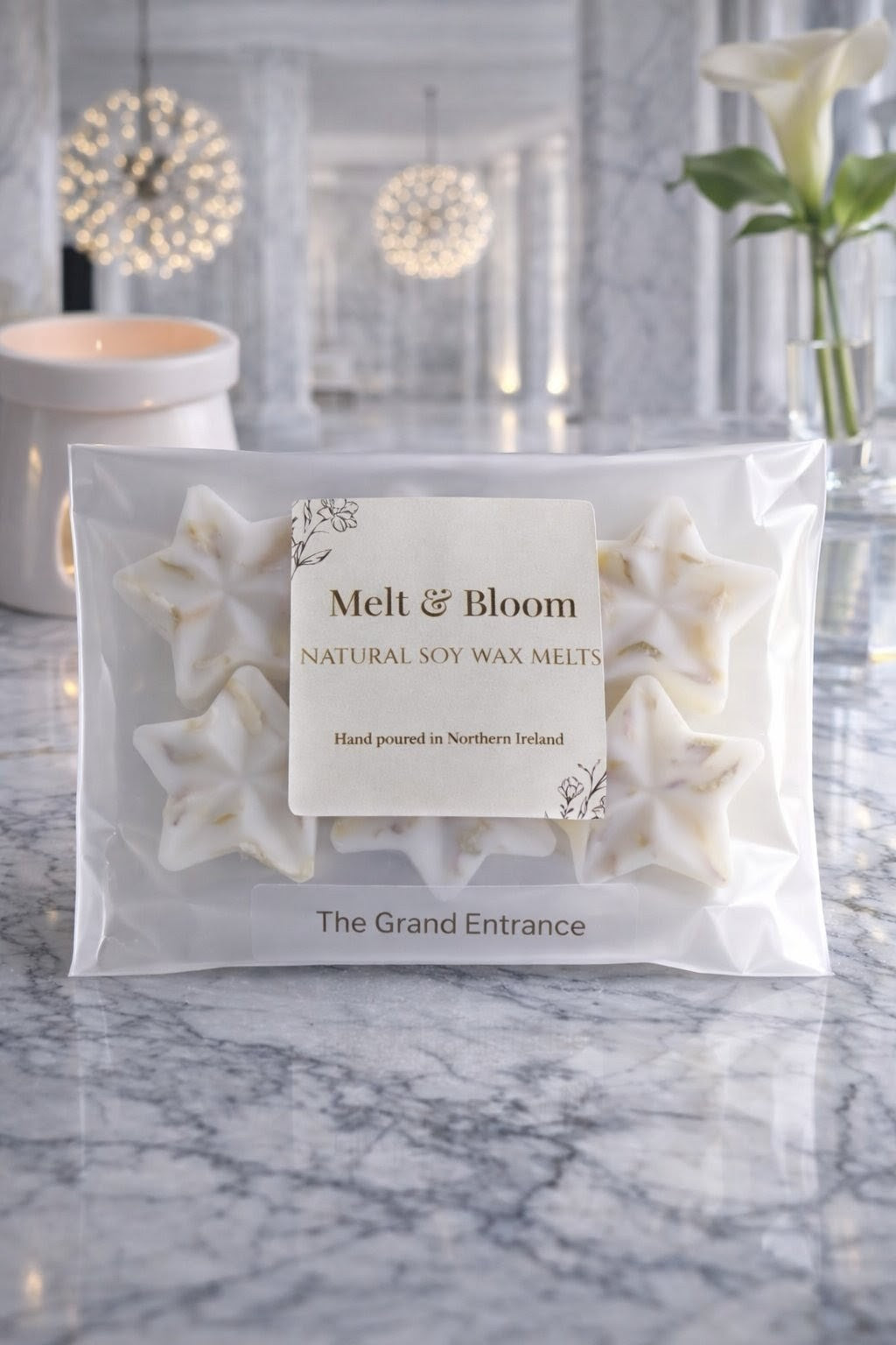 The Grand Entrance 6 Pack Botanical Wax Melt Stars