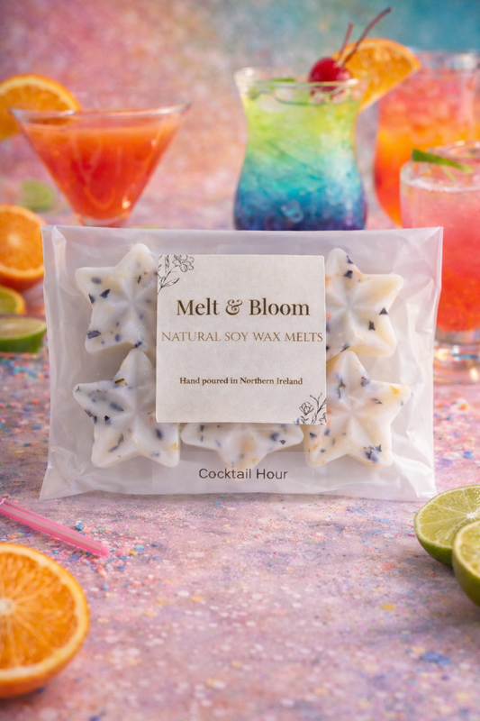 Cocktail Hour 6 Pack Botanical Wax Melt Stars