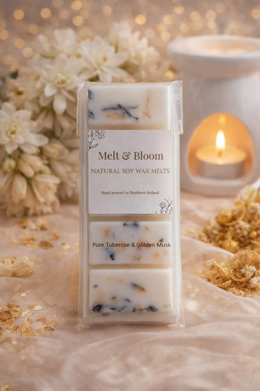 Pure Tuberose & Golden Musk Botanical Snap Bar