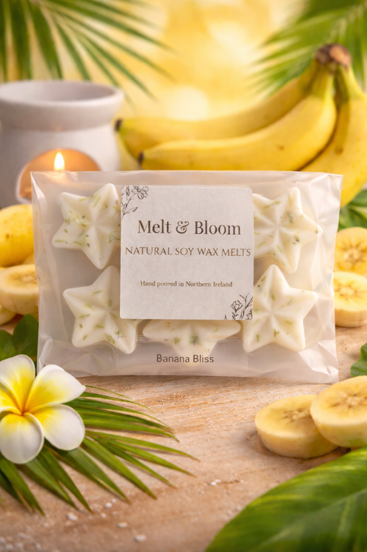 Banana Bliss 6 Pack Botanical Wax Melt Stars