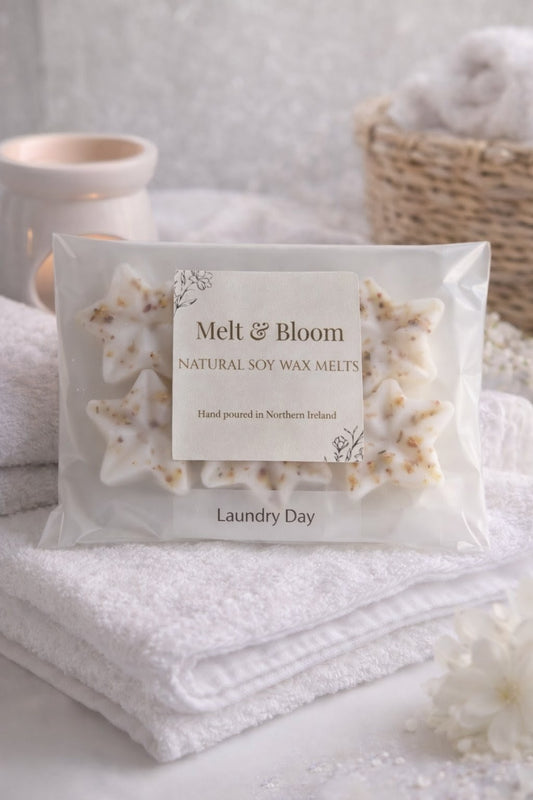 Laundry Day 6 Pack Botanical Wax Melt Stars