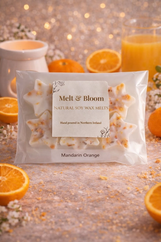 Mandarin Orange 6 Pack Botanical Wax Melt Stars