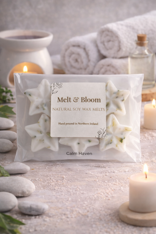 Calm Haven 6 Pack Botanical Wax Melt Stars