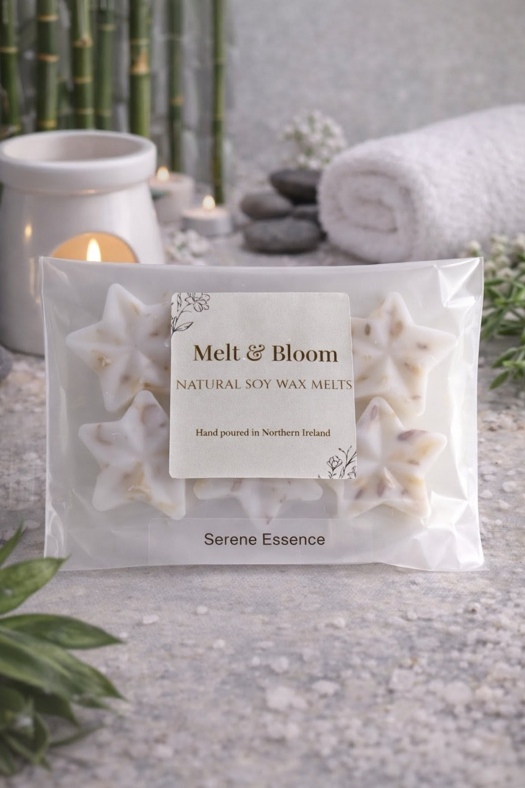 Serene Essence 6 Pack Botanical Wax Melt Stars