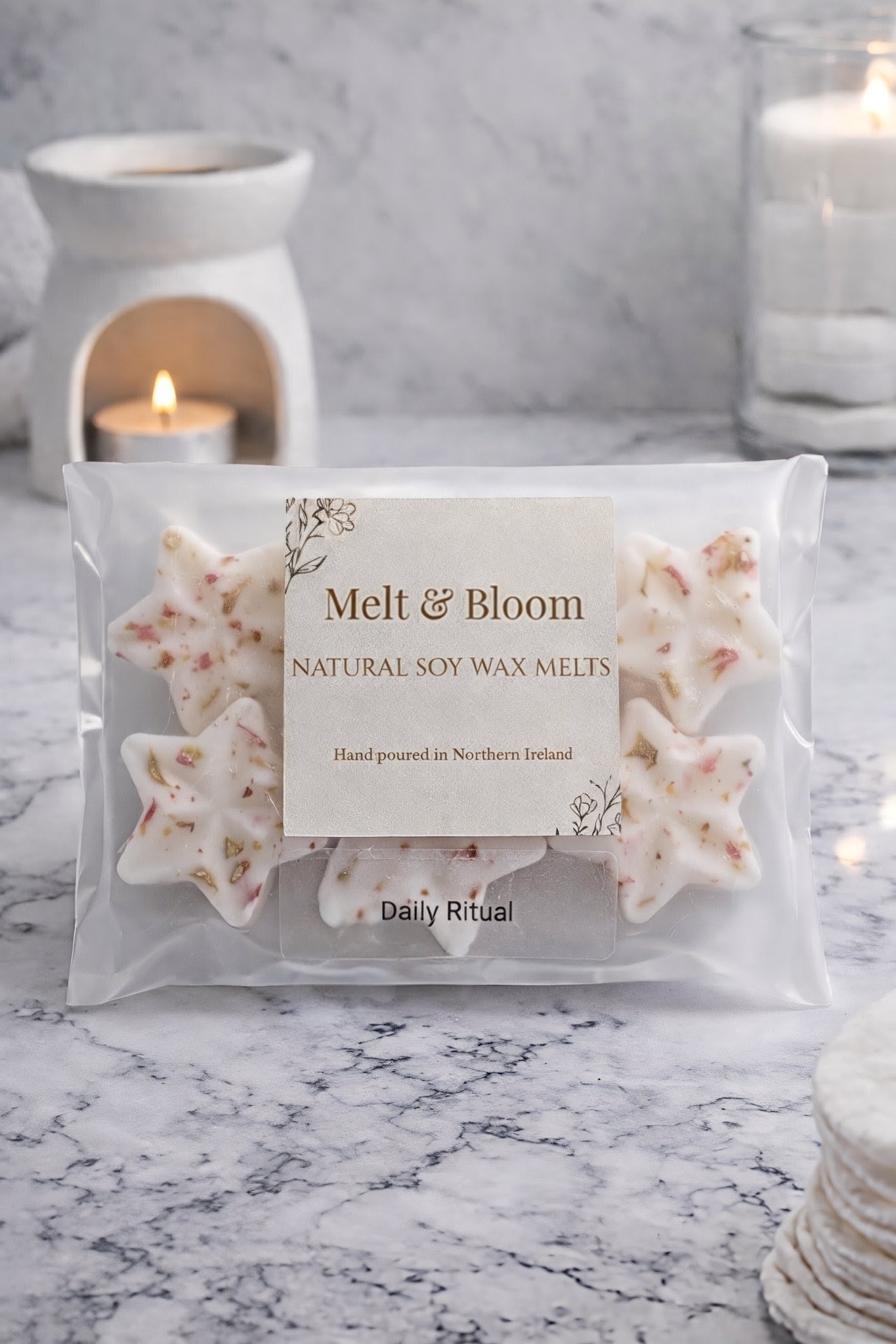 Daily Ritual 6 Pack Botanical Wax Melt Stars