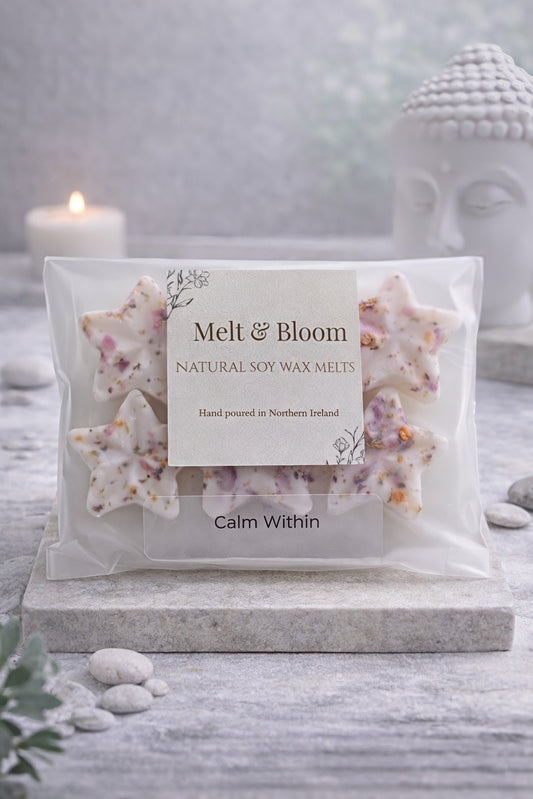 Calm Within 6 Pack Botanical Wax Melt Stars