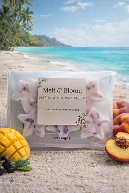 Sol Beijos 6 Pack Botanical Wax Melt Stars