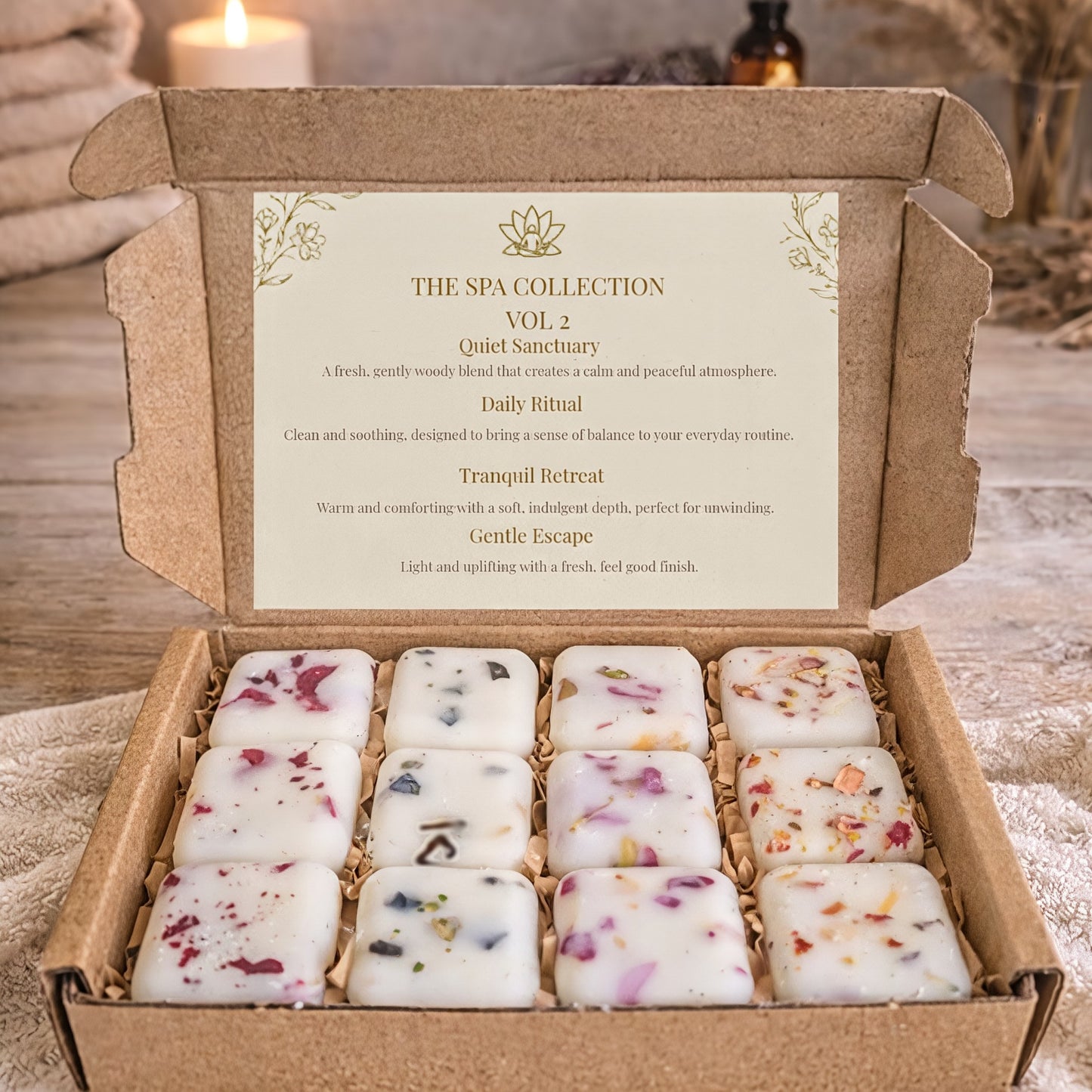 The Spa Collection Vol 2 - 12 Pack Luxury Botanical Soy Wax Melts